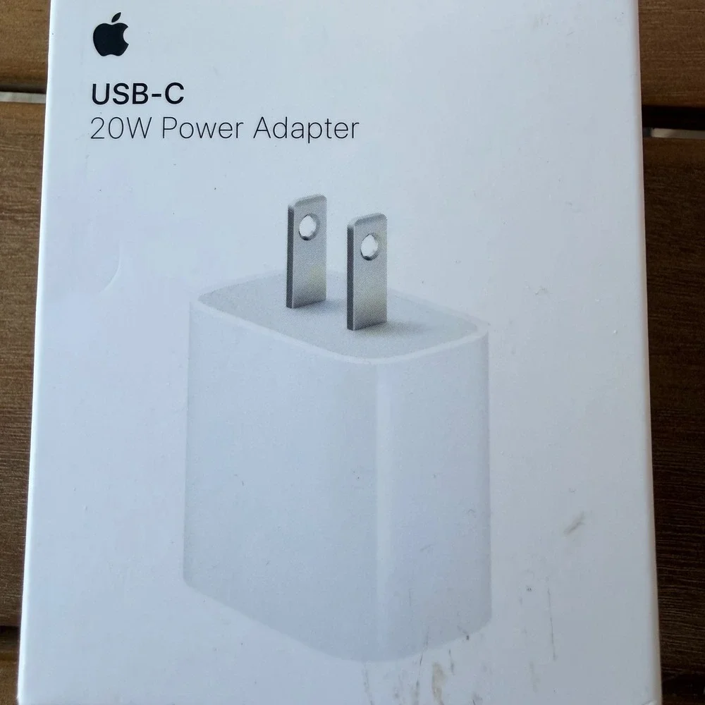 Apple 20W USB-C Power Adapter Wall‎ Charger White MHJA3AM/A New